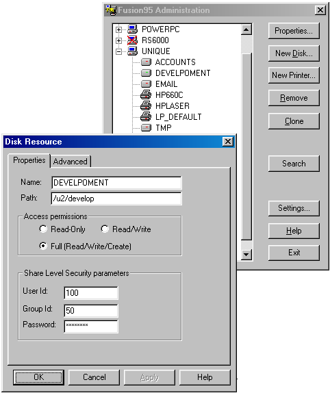 Fusion 95 Administration