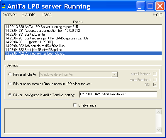 AniTa 7 LPD Server